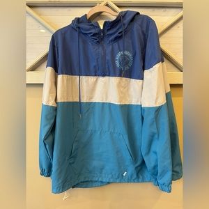 SISSTREVOLUTION XXL PACIFIC PARADISE WINDBREAKER‎ JACKET RESPECT THE SEA BLUE